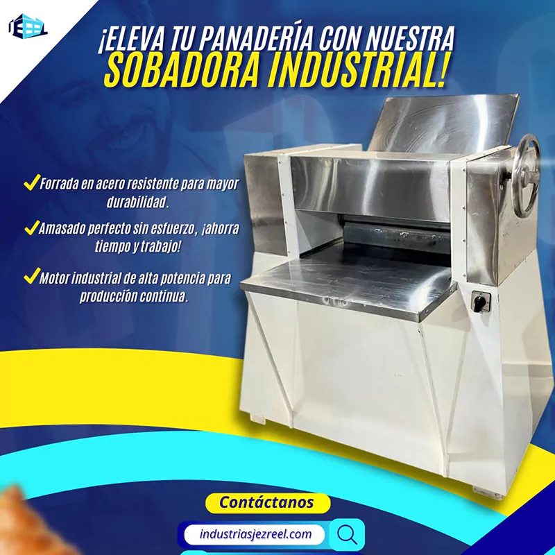 Sobadora Industrial Recubierta Industrias Jezreel